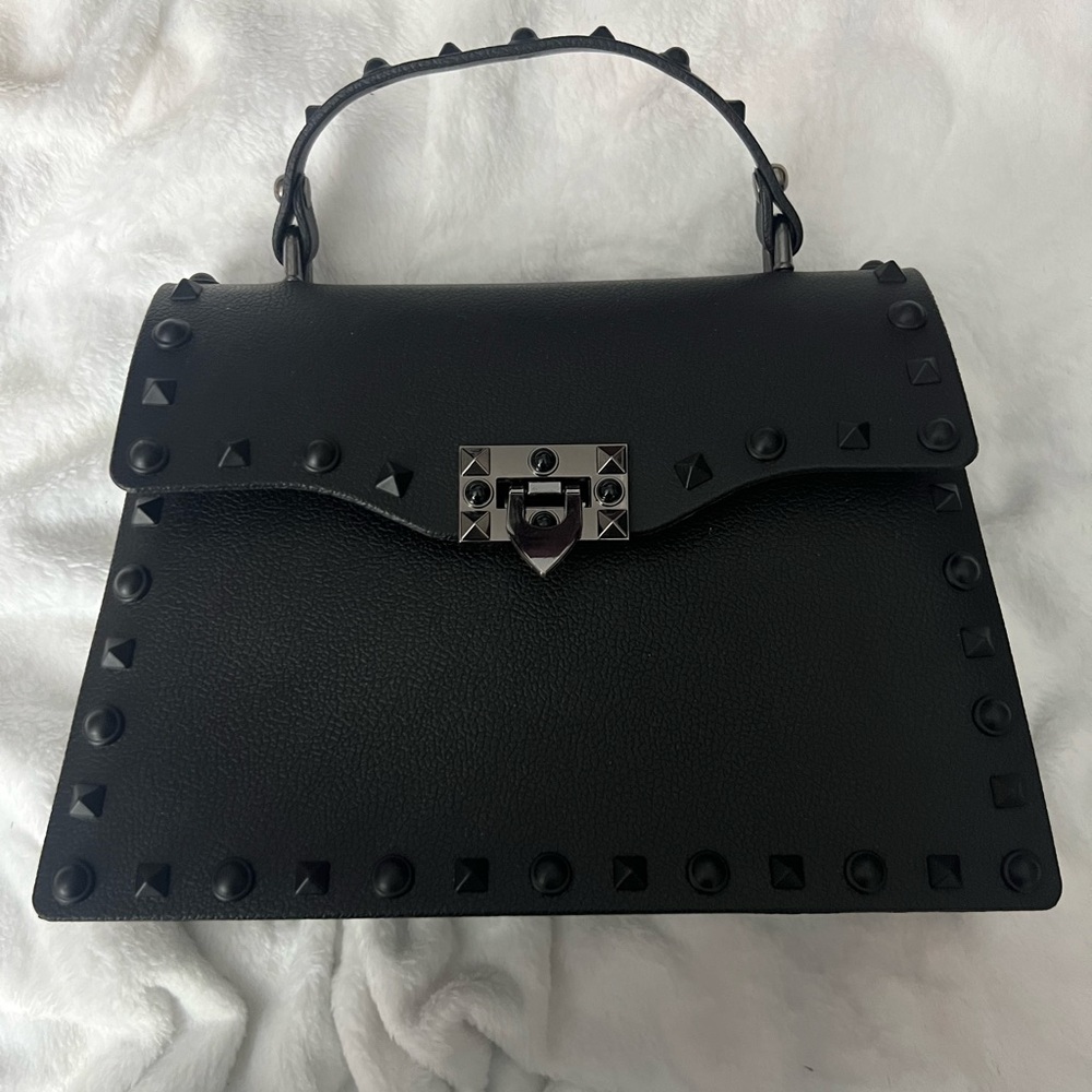 Black Studded Purse